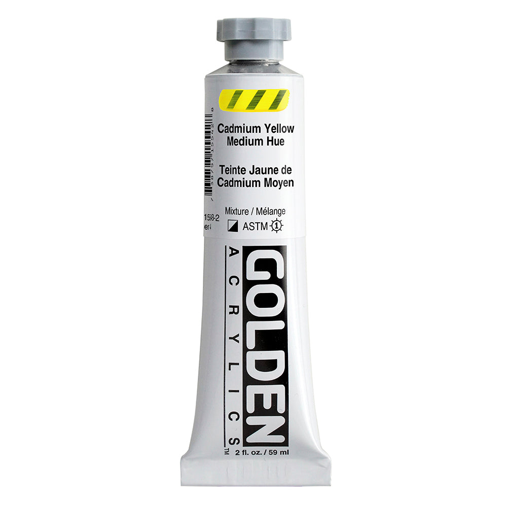 Golden Heavy Body Acrylic Paint Cadmium Yellow Medium Hue