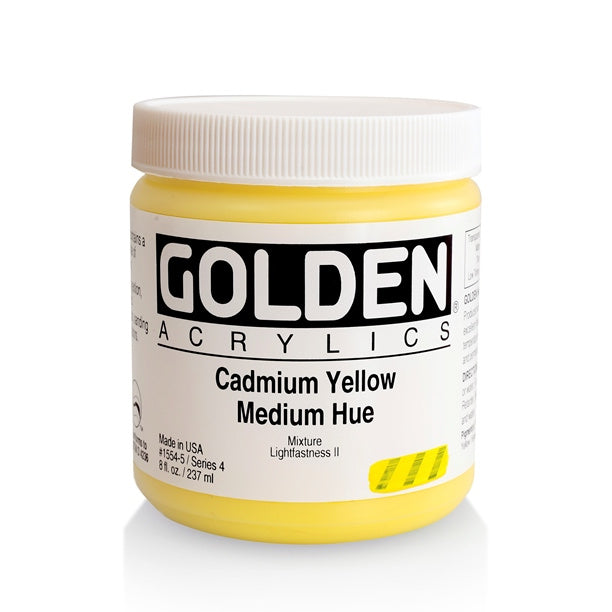 Golden Heavy Body Acrylic Paint Cadmium Yellow Medium Hue