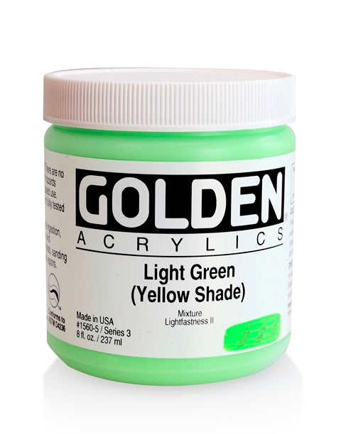 Golden Heavy Body Acrylic Paint Light Green (Yellow Shade) 237ml