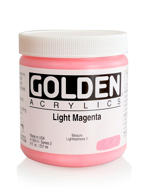 Golden Heavy Body Acrylic Paint Light Magenta 237ml
