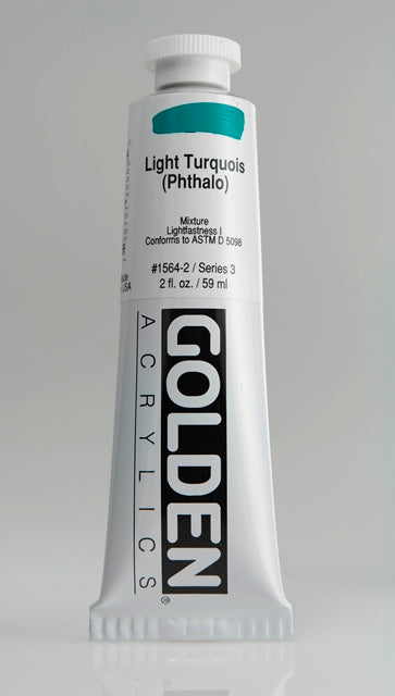 Golden Heavy Body Acrylic Paint Light Turquoise (Phthalo) 59ml