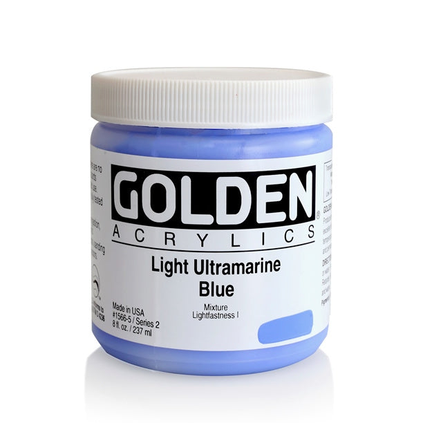 Golden Heavy Body Acrylic Paint Light Ultramarine Blue