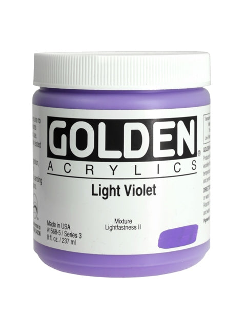Golden Heavy Body Acrylic Paint Light Violet 237ml