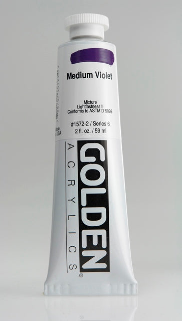 Golden Heavy Body Acrylic Paint Medium Violet 59ml