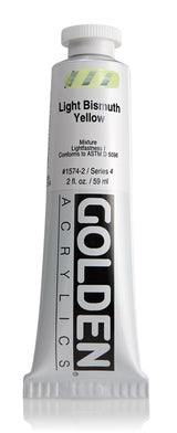 Golden Heavy Body Acrylic Paint Light Bismuth Yellow 59ml