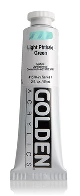 Golden Heavy Body Acrylic Paint Light Phthalo Green 59ml