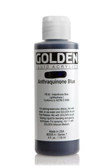 Golden Fluid Acrylic Paint Anthraquinone Blue 118ml
