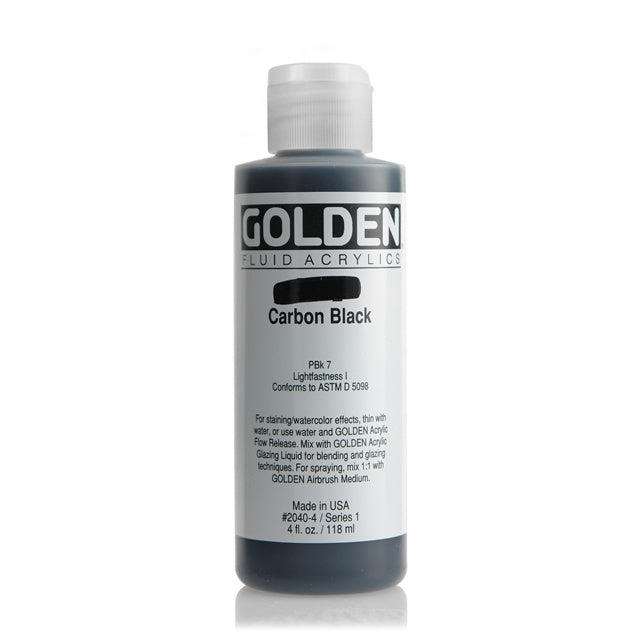 Golden Fluid Acrylic Paint Carbon Black