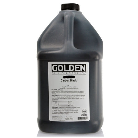 Golden Fluid Acrylic Paint Carbon Black
