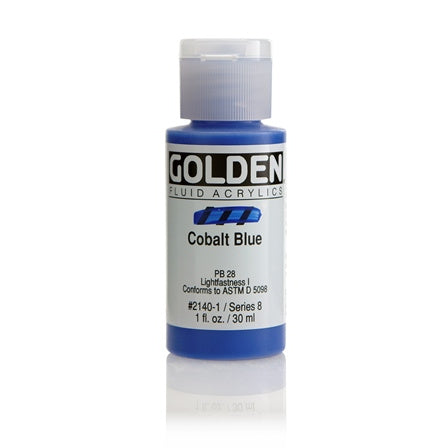 Golden Fluid Acrylic Paint Cobalt Blue