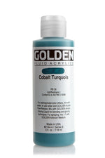 Golden Fluid Acrylic Paint Cobalt Turquoise 118ml