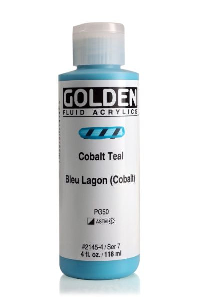 Golden Fluid Acrylic Paint Cobalt Teal 118ml