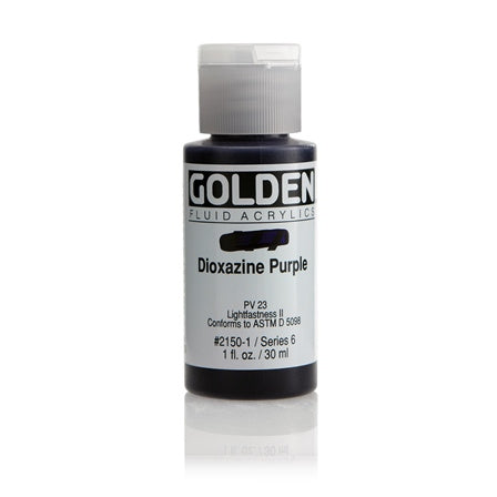 Golden Fluid Acrylic Paint Dioxazine Purple