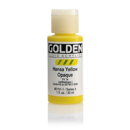 Golden Fluid Acrylic Paint Hansa Yellow Opaque