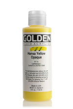 Golden Fluid Acrylic Paint Hansa Yellow Opaque 118ml
