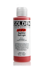 Golden Fluid Acrylic Paint Naphthol Red Light 118ml