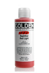 Golden Fluid Acrylic Paint Naphthol Red Light 118ml