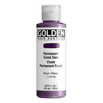Golden Fluid Acrylic Paint Permanent Violet Dark 118ml