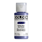Golden Fluid Acrylic Paint Phthalo Blue (Red Shade) 30ml