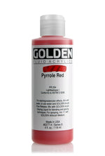 Golden Fluid Acrylic Paint Pyrrole Red 118ml