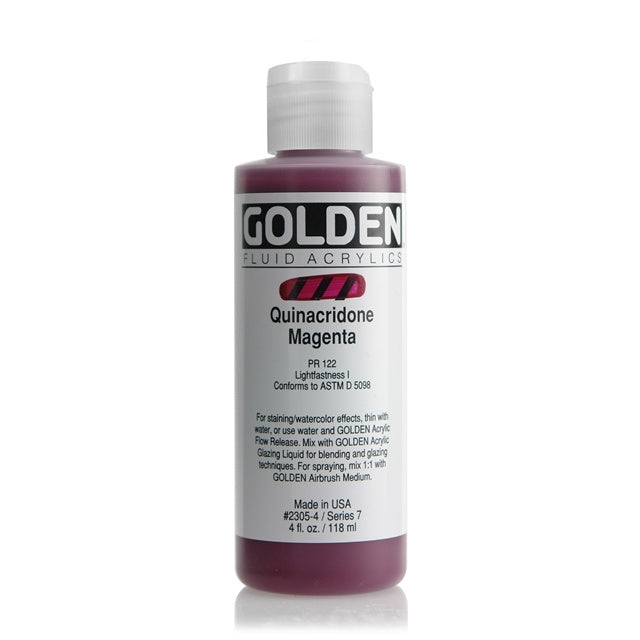 Golden Fluid Acrylic Paint Quinacridone Magenta