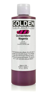 Golden Fluid Acrylic Paint Quinacridone Magenta 237ml