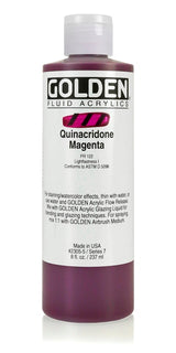 Golden Fluid Acrylic Paint Quinacridone Magenta 237ml