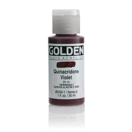 Golden Fluid Acrylic Paint Quinacridone Violet