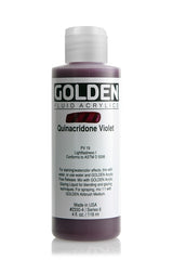 Golden Fluid Acrylic Paint Quinacridone Violet 118ml