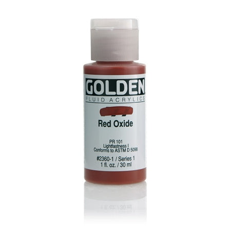 Golden Fluid Acrylic Paint Red Oxide