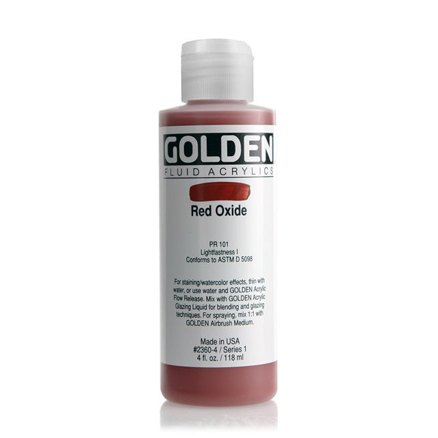 Golden Fluid Acrylic Paint Red Oxide