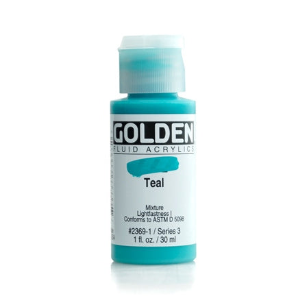Golden Fluid Acrylic Paint Teal