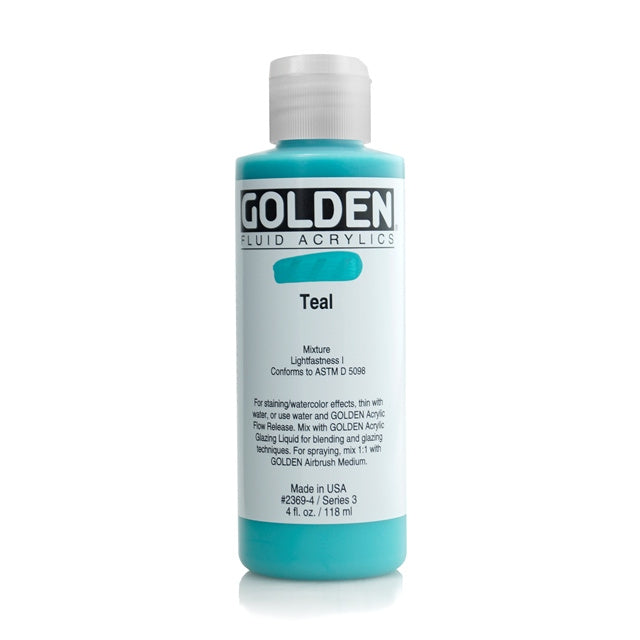 Golden Fluid Acrylic Paint Teal