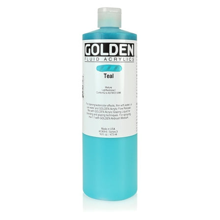 Golden Fluid Acrylic Paint Teal