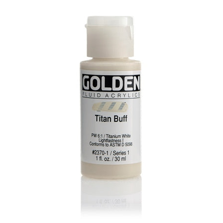 Golden Fluid Acrylic Paint Titan Buff