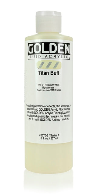 Golden Fluid Acrylic Paint Titan Buff 237ml