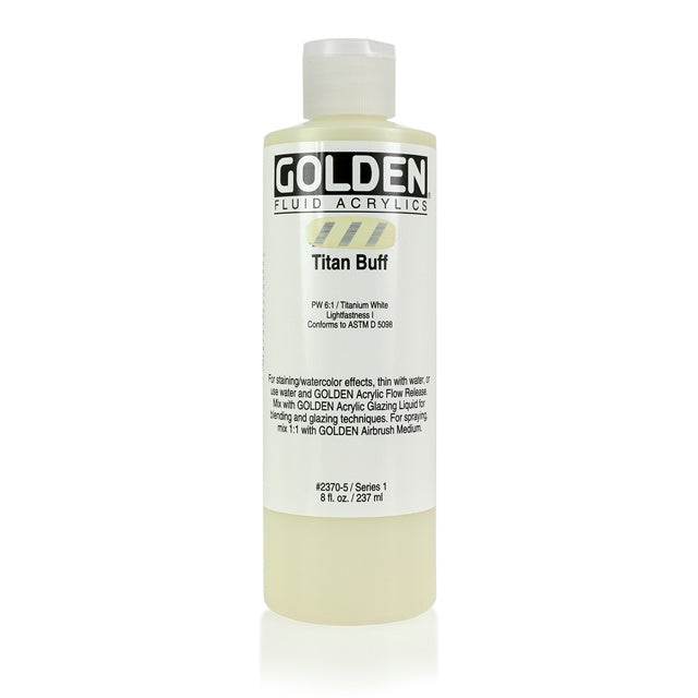 Golden Fluid Acrylic Paint Titan Buff