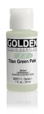 Golden Fluid Acrylic Paint Titan Green Pale 30ml