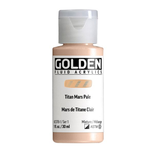 Golden Fluid Acrylic Paint Titan Mars Pale