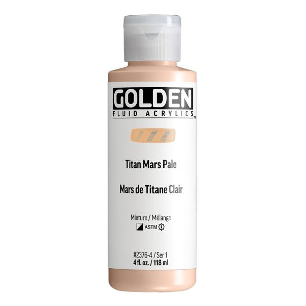 Golden Fluid Acrylic Paint Titan Mars Pale