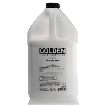 Golden Fluid Acrylic Paint Titanium White