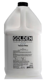 Golden Fluid Acrylic Paint Titanium White 3.78L