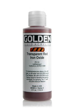 Golden Fluid Acrylic Paint Transparent Red Iron Oxide 118ml
