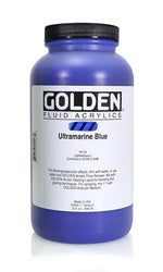 Golden Fluid Acrylic Paint Ultramarine Blue 946ml