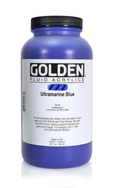 Golden Fluid Acrylic Paint Ultramarine Blue 946ml
