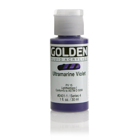 Golden Fluid Acrylic Paint Ultramarine Violet