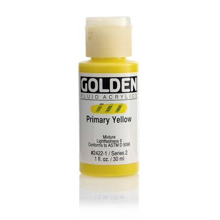 Golden Fluid Acrylic Paint Primary Yellow