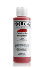 Golden Fluid Acrylic Paint Cadmium Red Medium Hue 118ml