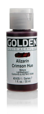 Golden Fluid Acrylic Paint Alizarin Crimson Hue 30ml