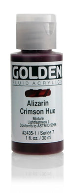 Golden Fluid Acrylic Paint Alizarin Crimson Hue 30ml